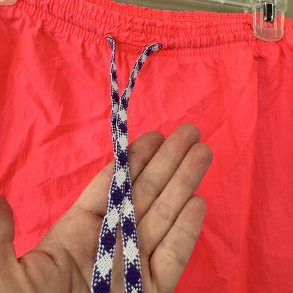 RARE! UMBRO x VINTAGE Shorts Large Nylon USA Made Soccer Neon Pink Purple - Picture 3 of 13